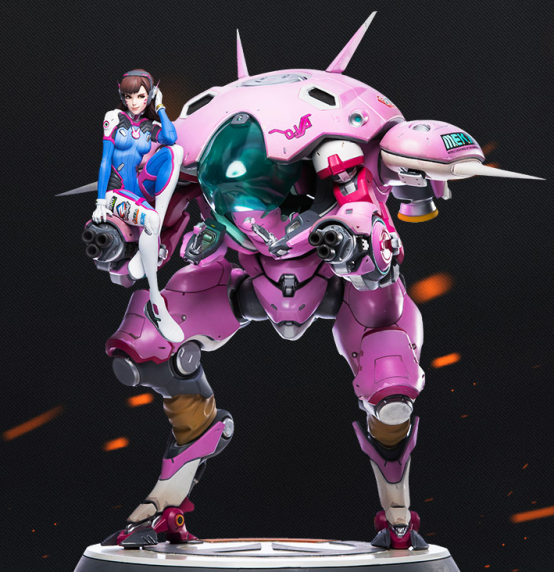 守望先锋机甲经典服装dva手办