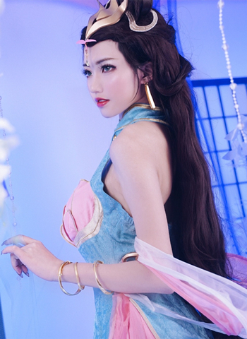 北阑尽夏Cosplay玉环旗袍