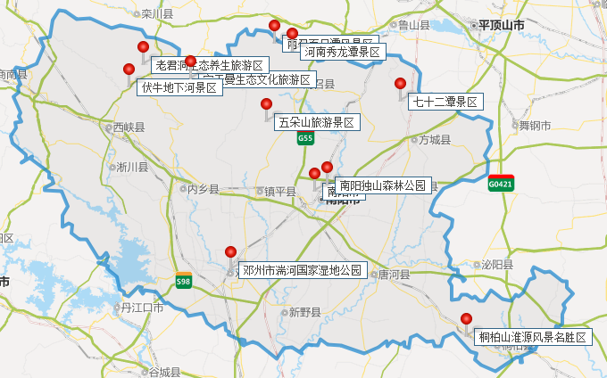 南阳市周边旅游景区都有哪些