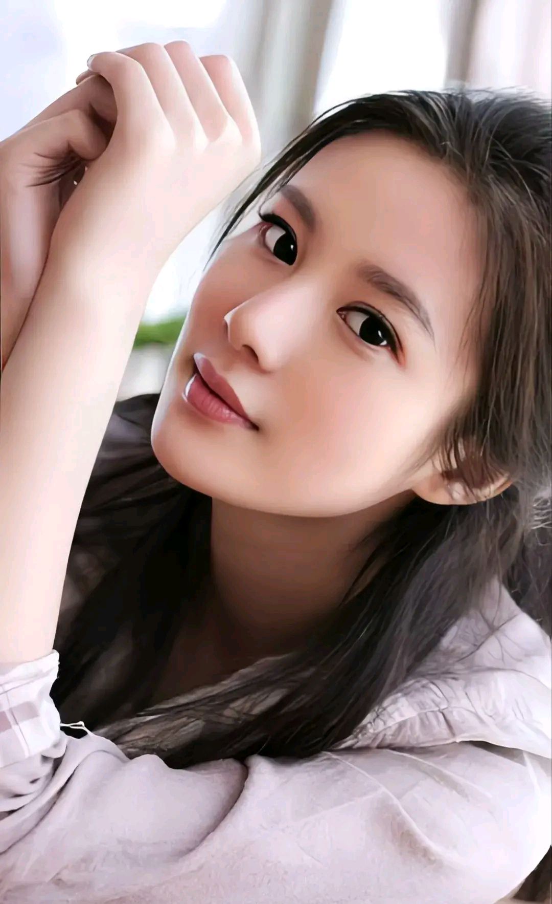 美女明星邬靖靖,美若天仙,令人心动