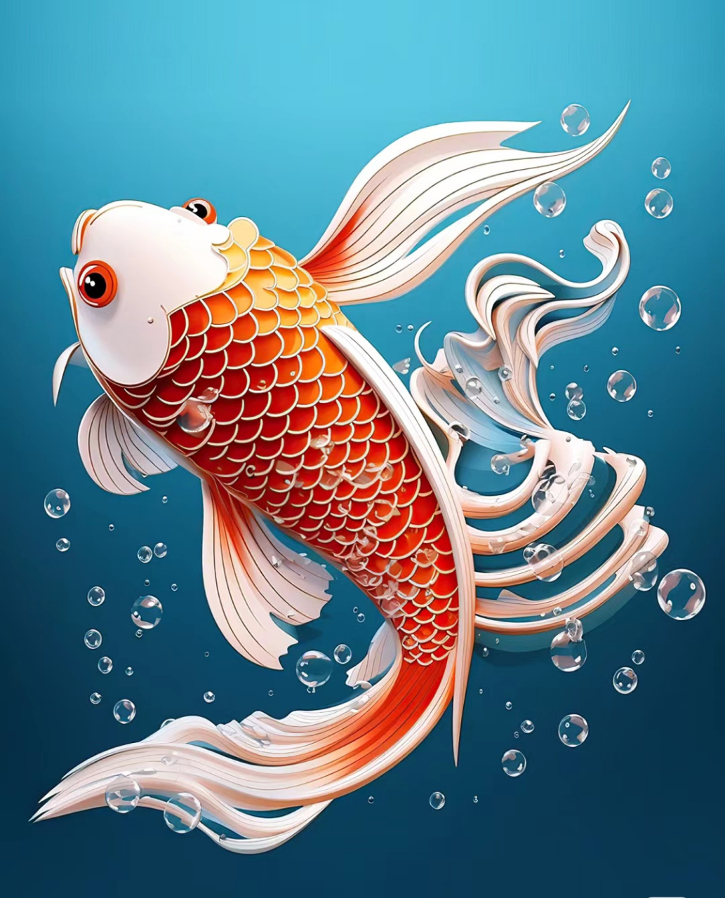 中国风的锦鲤/求老天赏我一份工作吧!