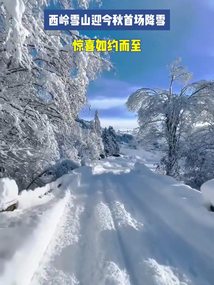 西岭雪山现在有雪吗图片