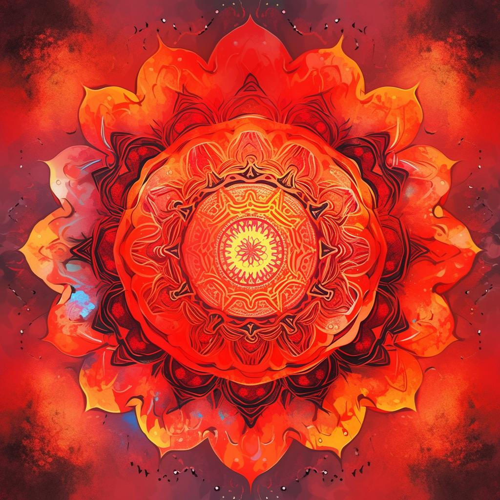 探寻古老红色曼陀罗,释放内心的活力