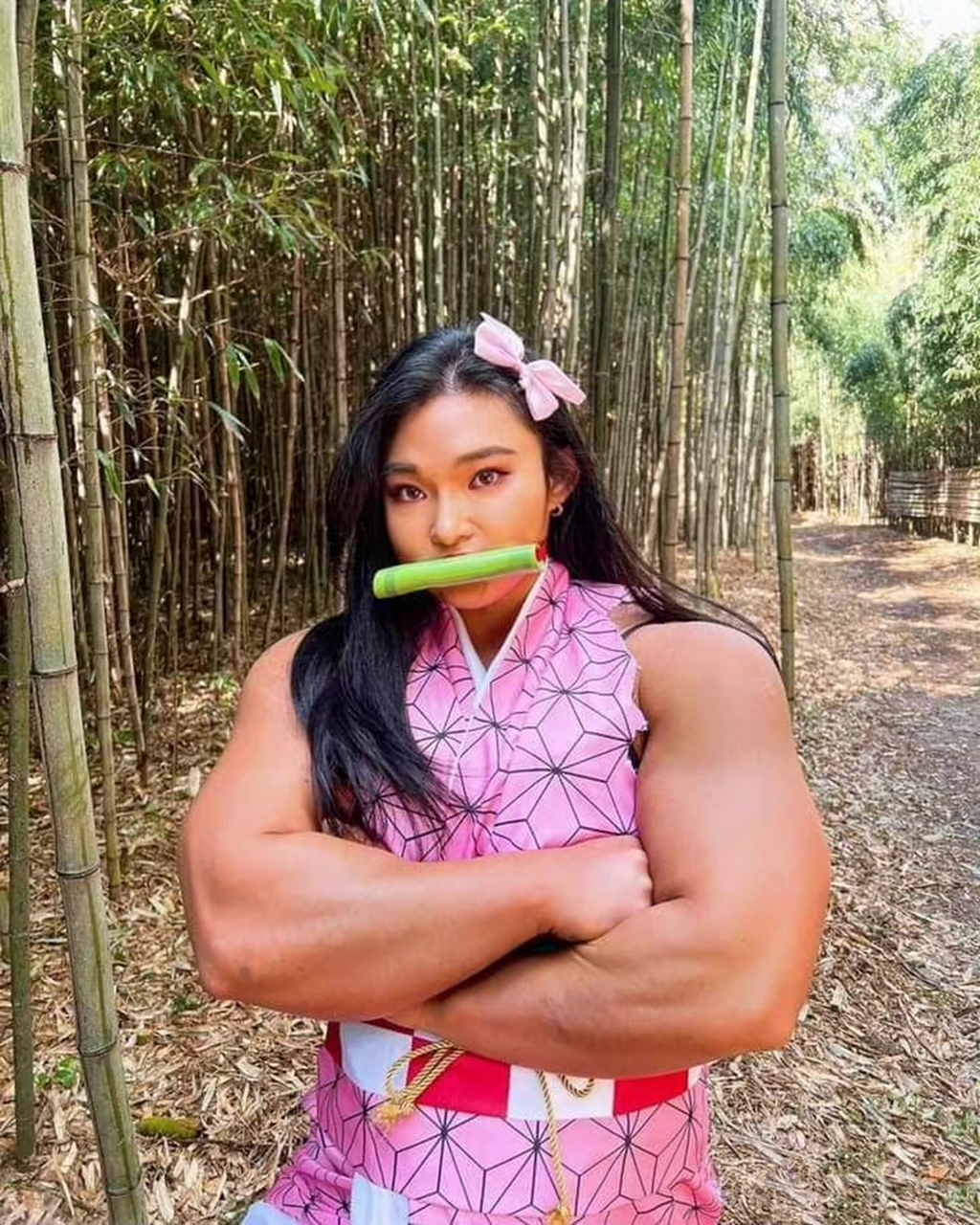 炭治郎哥哥別怕,妹妹有能力保护你了,倒拔垂杨柳什么的都是小case