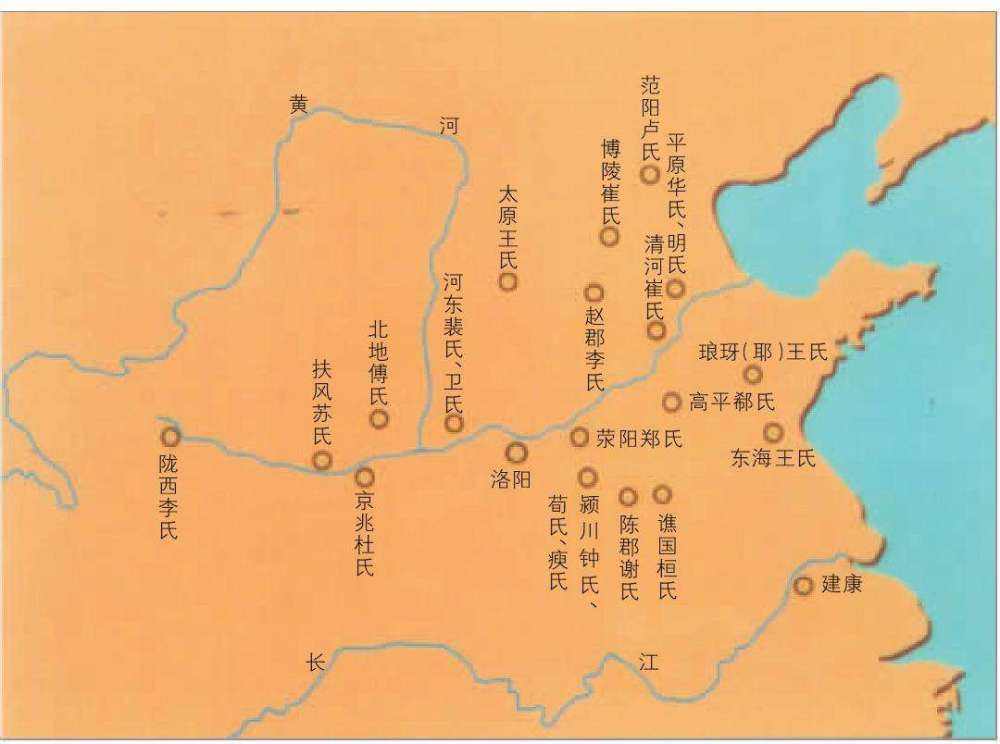 隋朝统一前的地图图片