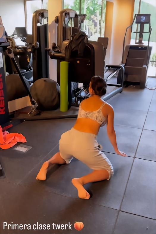 c罗的女朋友乔治娜开始学习性感的舞蹈课