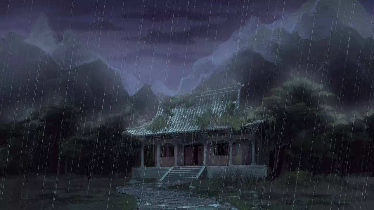 原创古风诗词 采桑子·夜雨