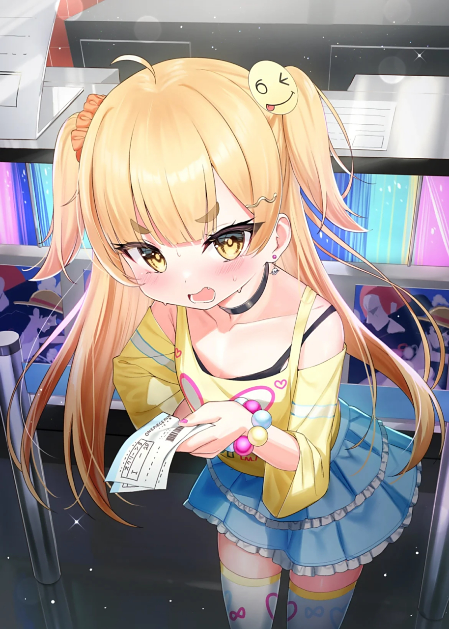 果然金发都是傲娇小太妹 画师昵称:月うさぎ id:3440024