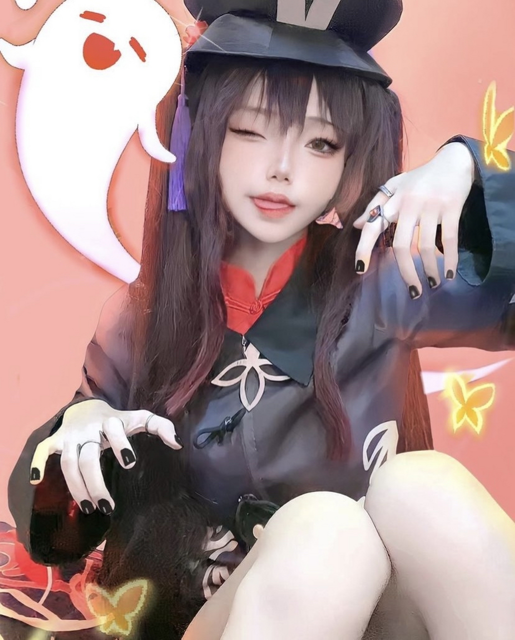 原神胡桃cos#cosplay# 拥有我就拥有了整个原神