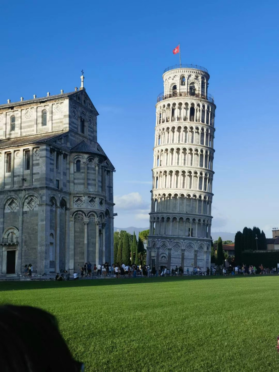 意大利比萨斜塔 地中海