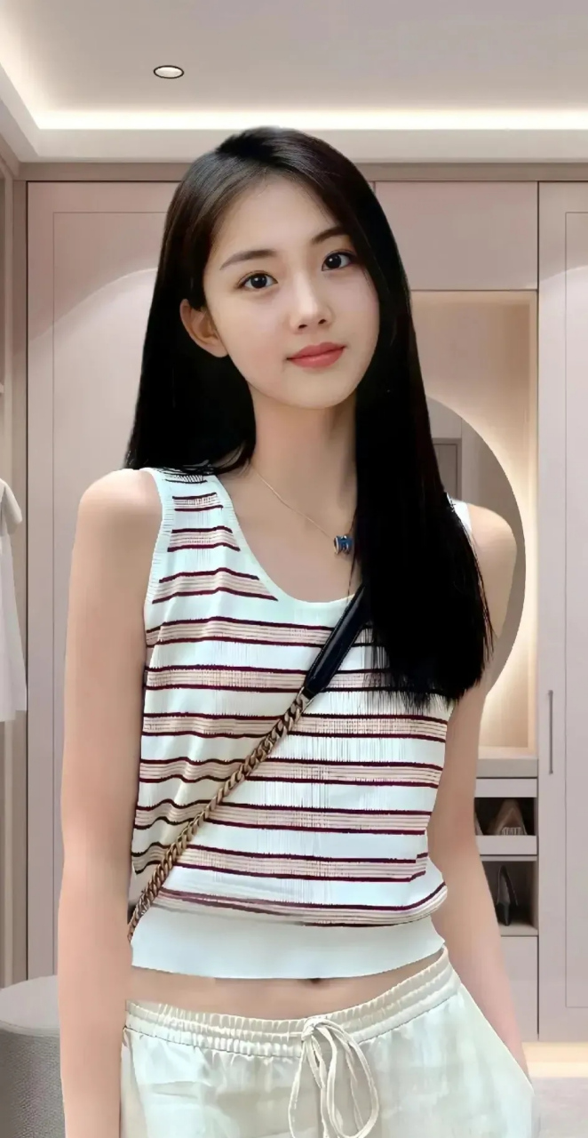 这是一张标准的符合中国男人审美观的美女, 请问还有谁认为她不好看的