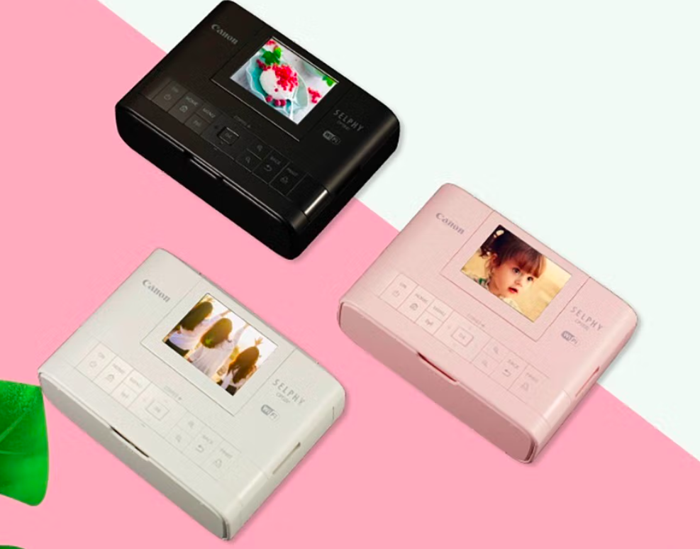 佳能selphy cp1300打印机小巧时尚,可打印出高质量的6x4英寸照片