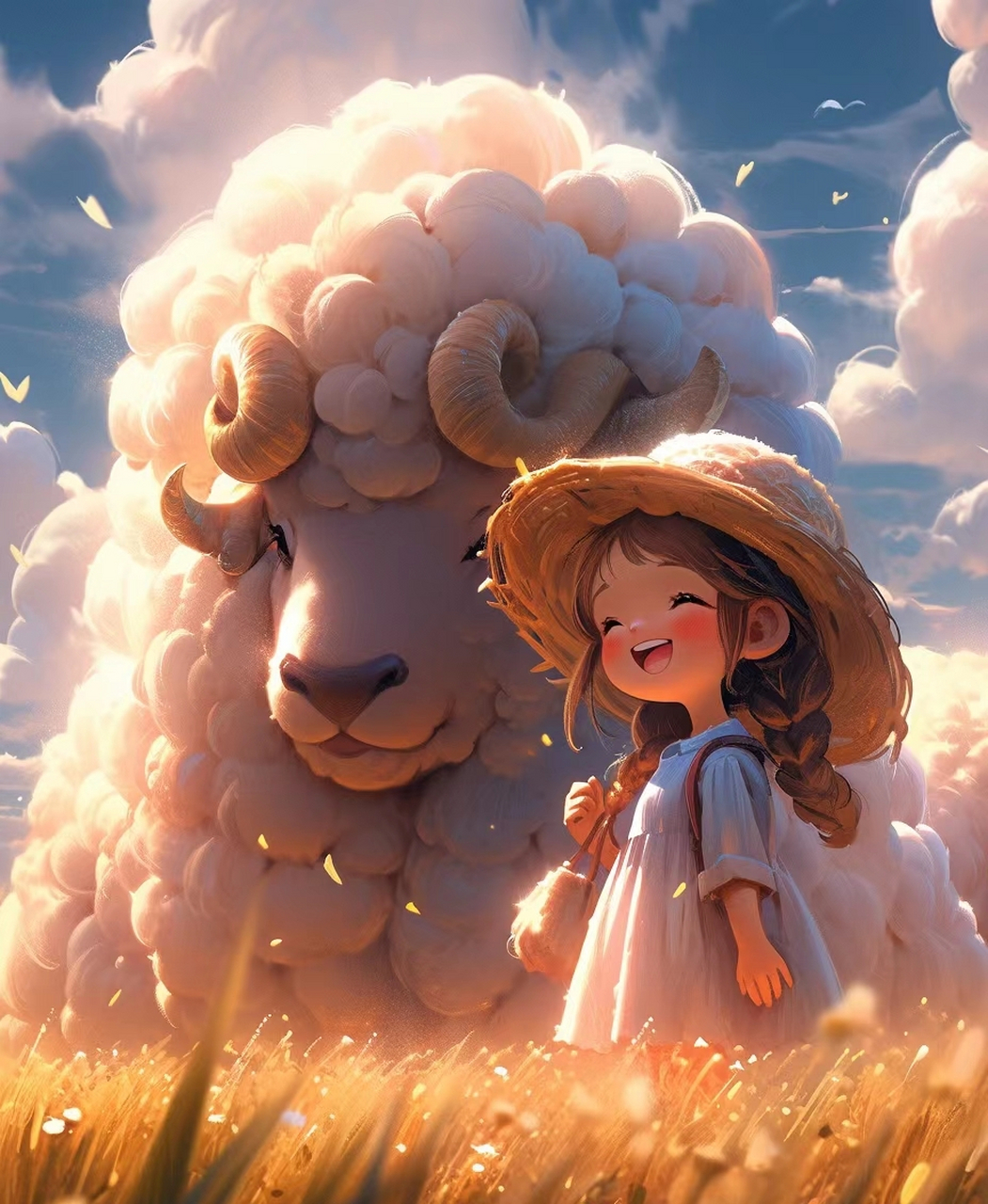 十二生肖之未羊#ai绘画#