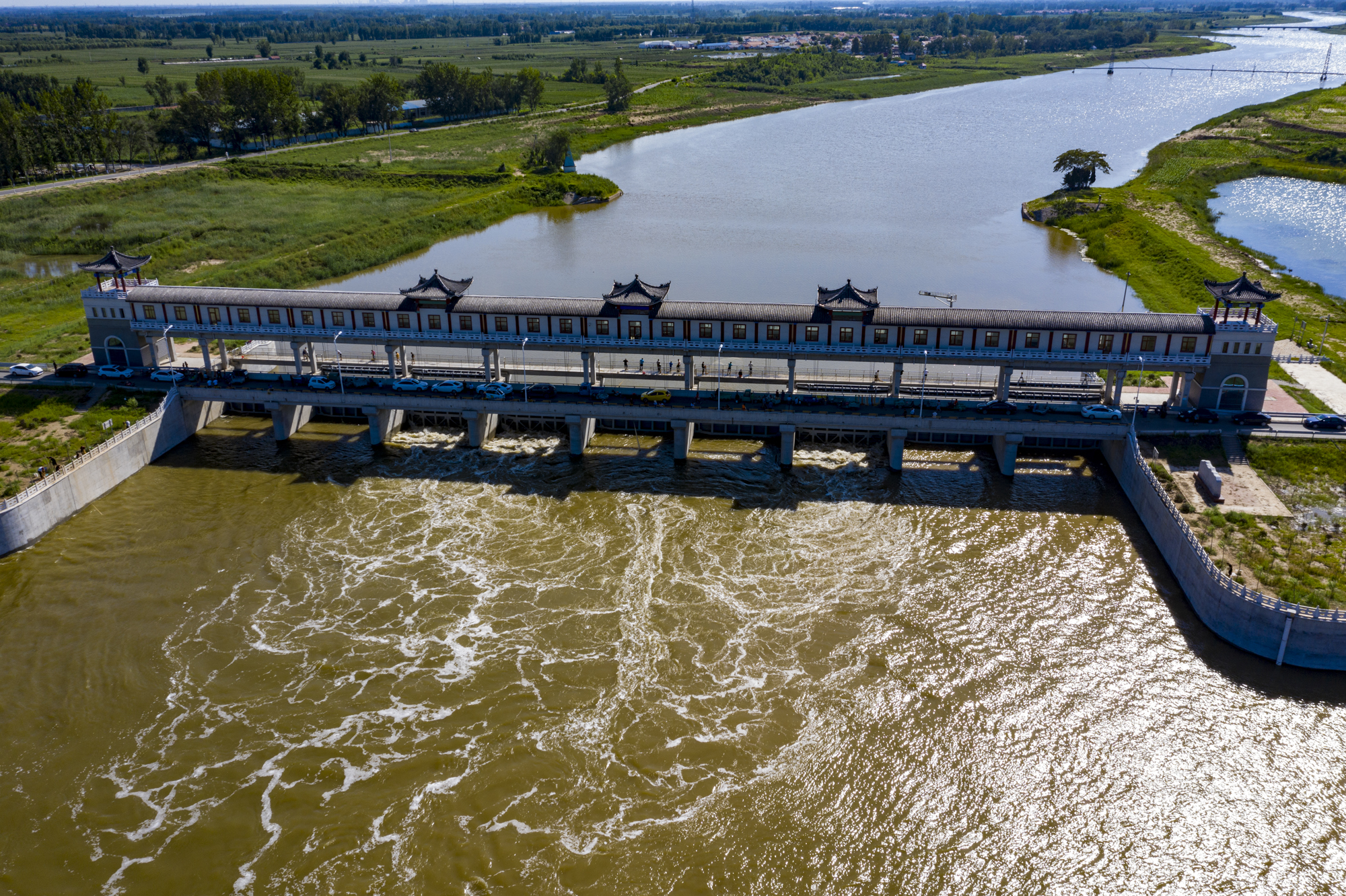 徒骇河滨州二十里堡闸