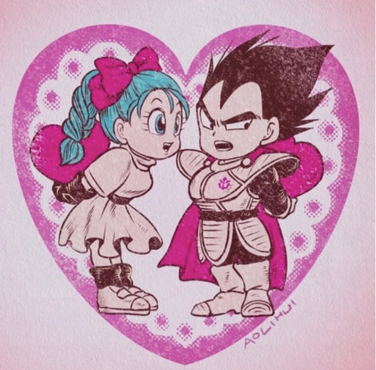 贝吉塔和布尔玛天生一对,有异议吗?#龙珠# #动漫# #当你在百度搜自己