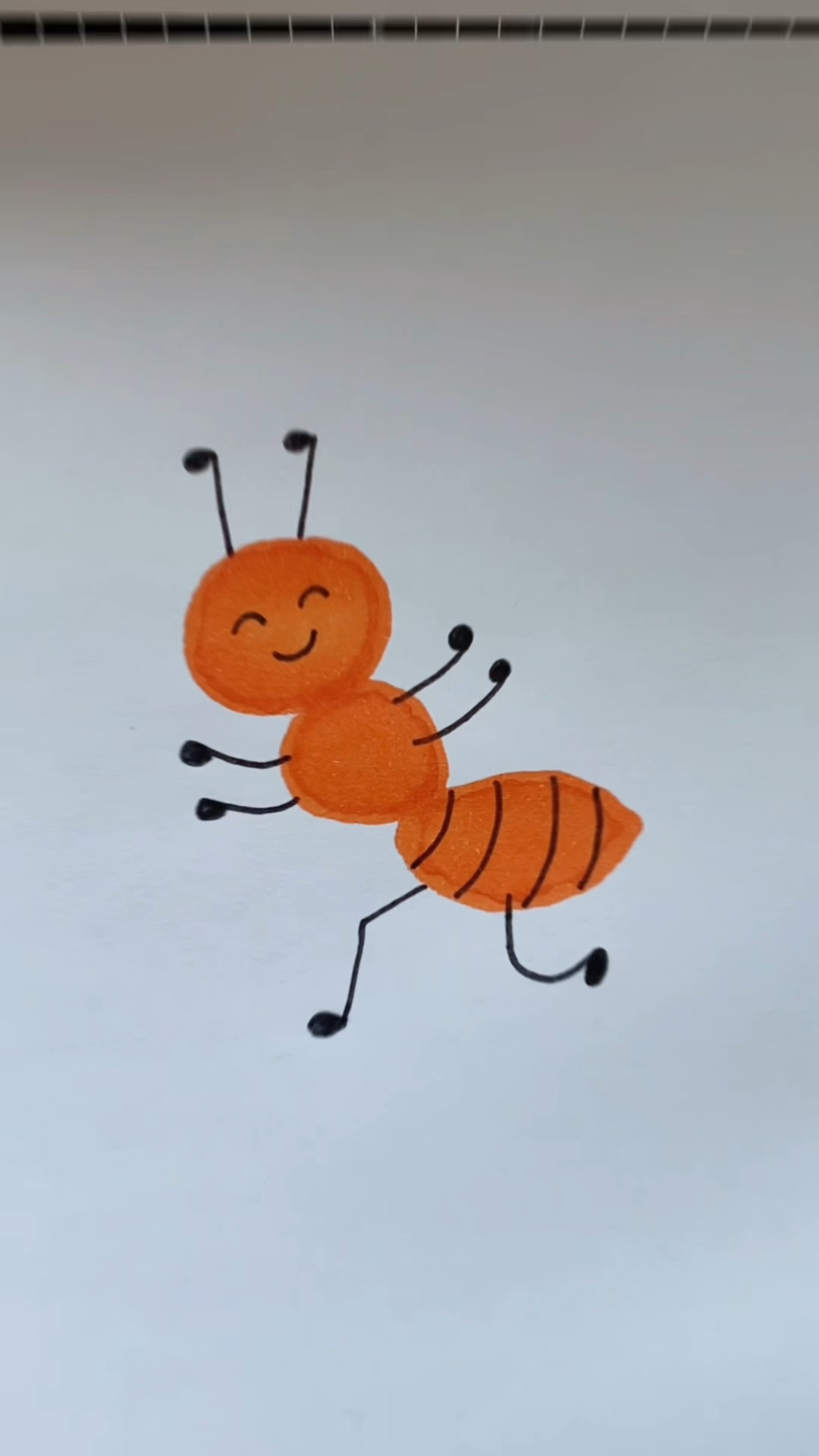 一起画可爱小蚂蚁