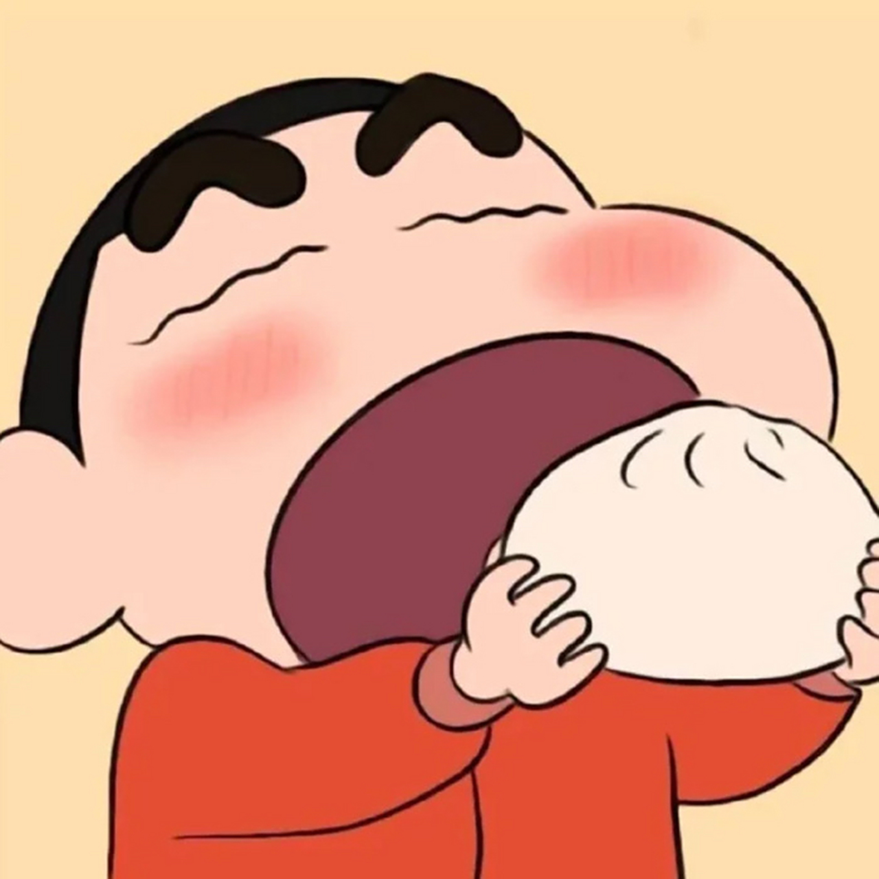 跟着蜡笔小新大口吃包子