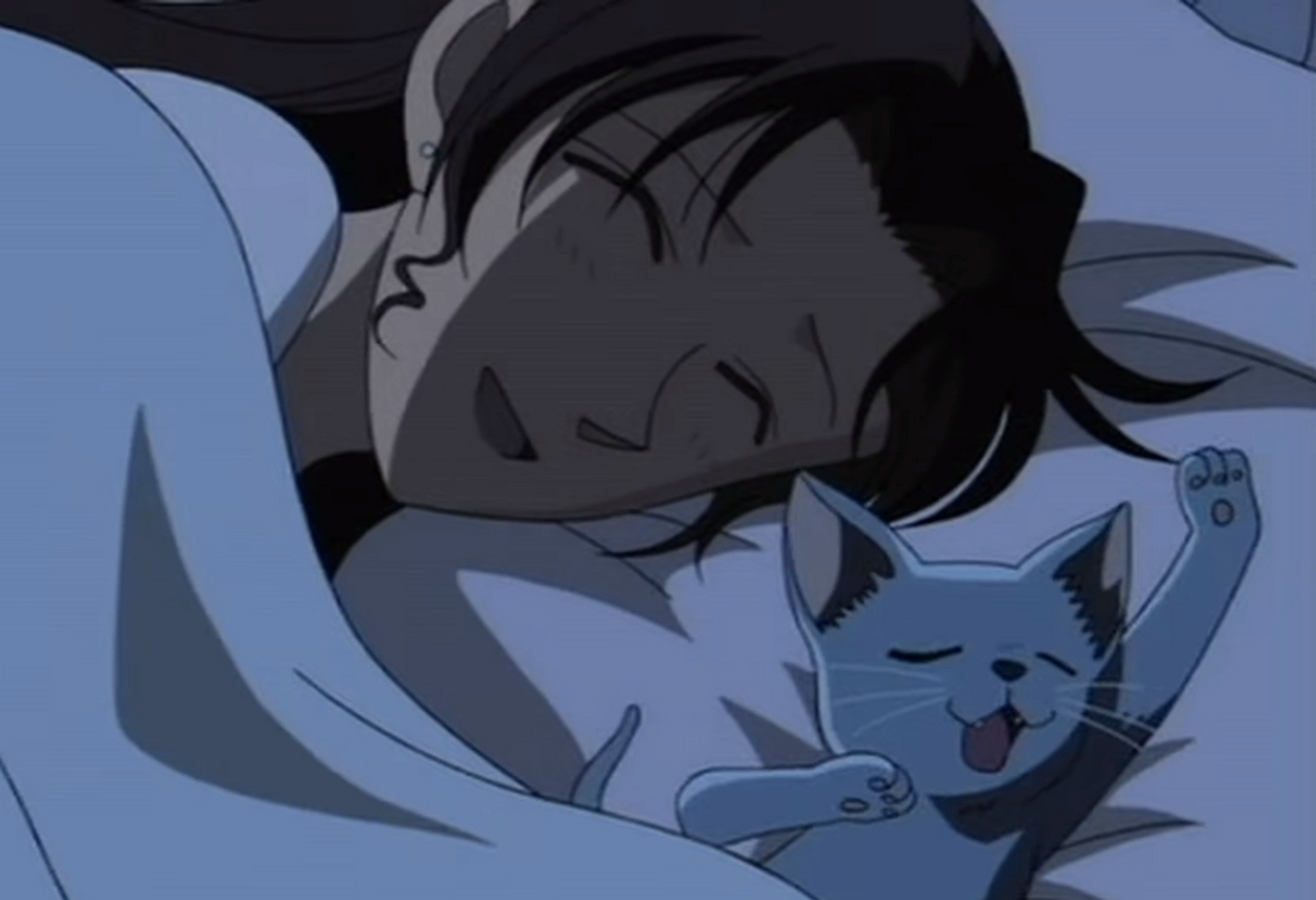 这只猫是像谁呢?妃英理散发超美[期待][期待]#名侦探柯南