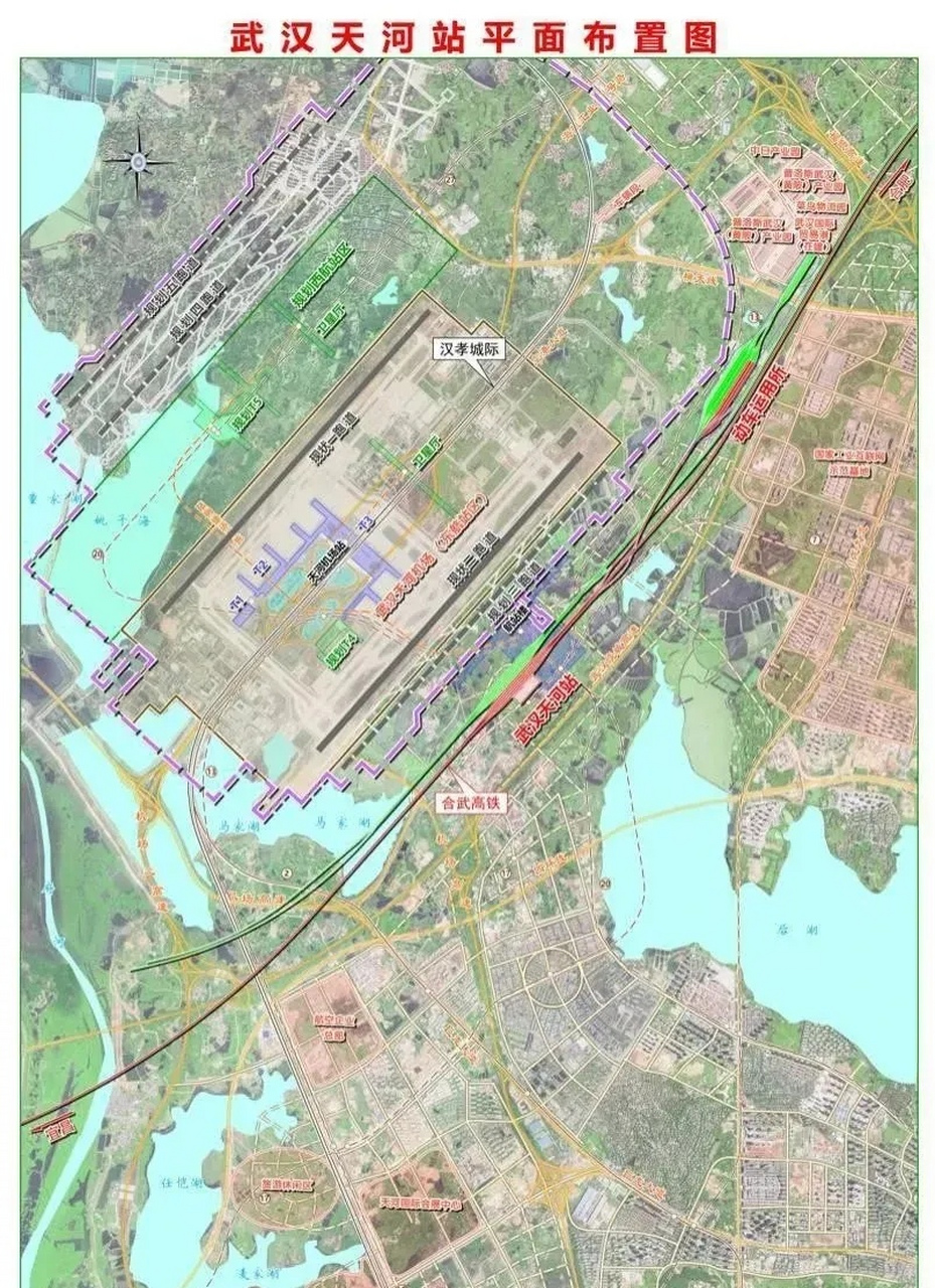 武汉高铁站地图图片