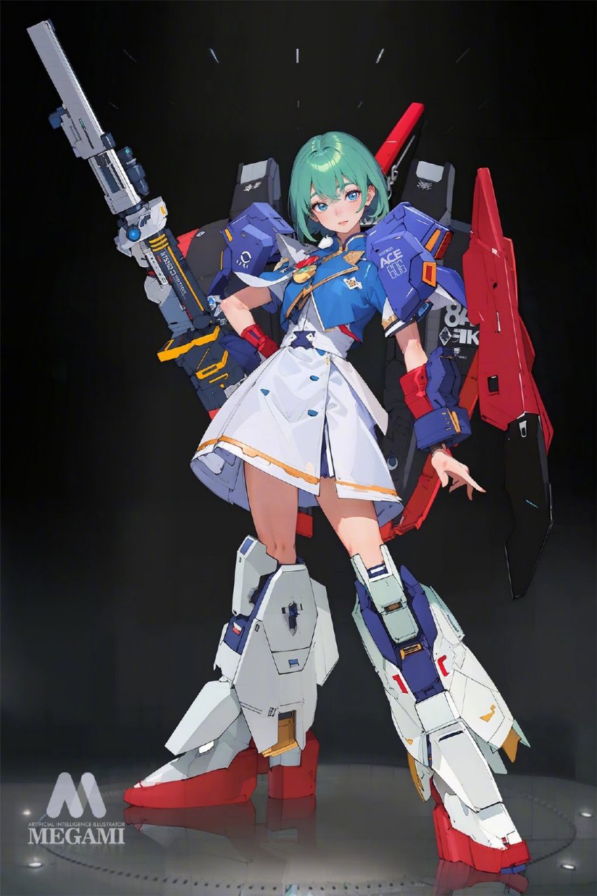 ai绘画# 机动战士高达少女化
