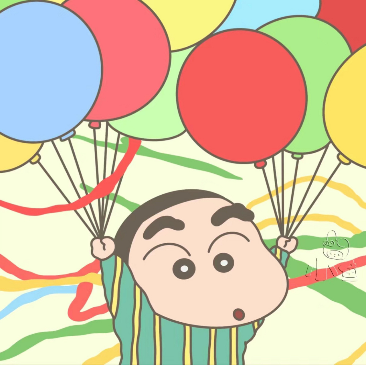 蜡笔小新头像 插画师:小鱼 676767