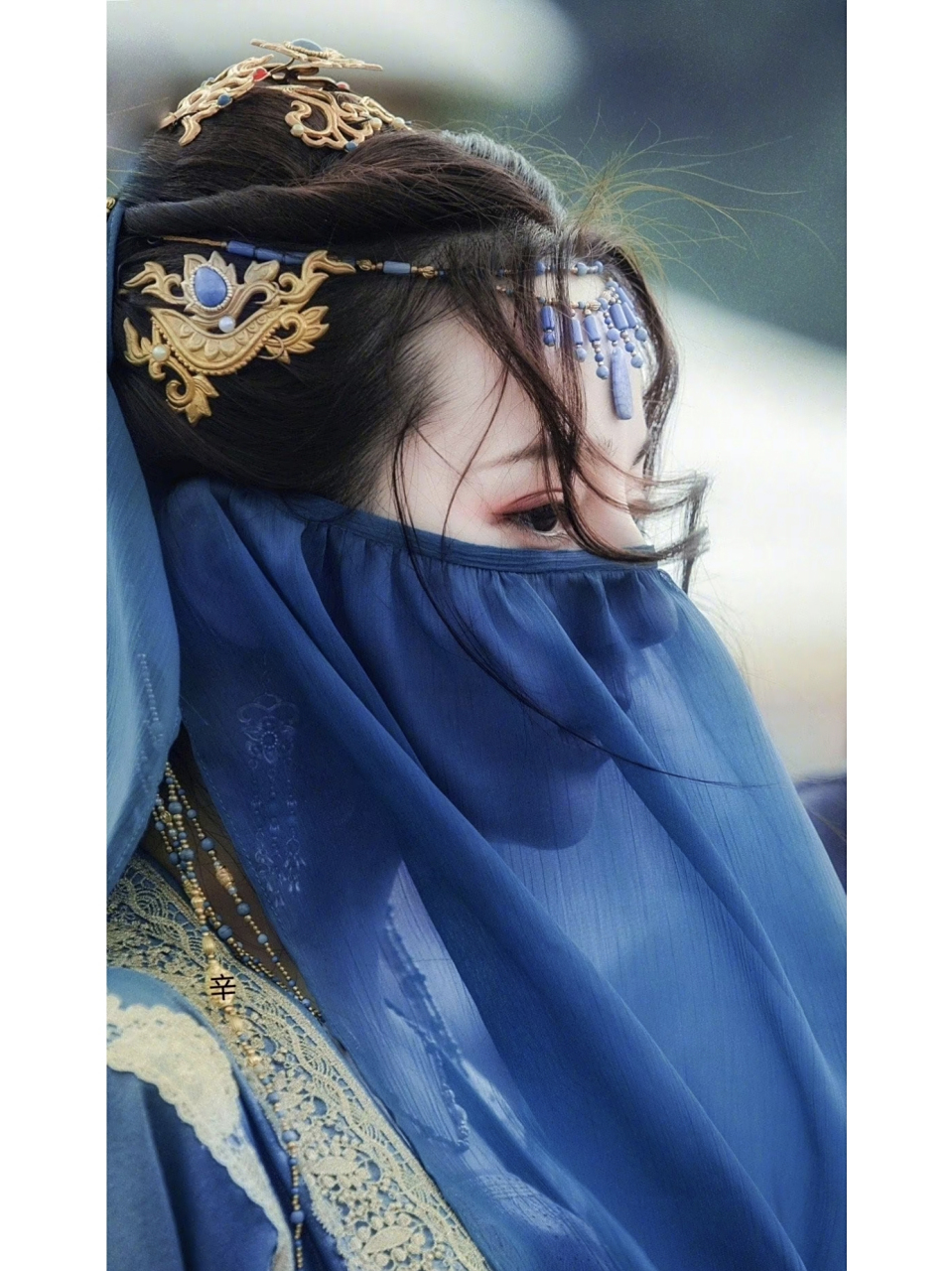 女明星们的面纱造型真的美到我了[鲜花]评论区分享一下最惊艳你的照片