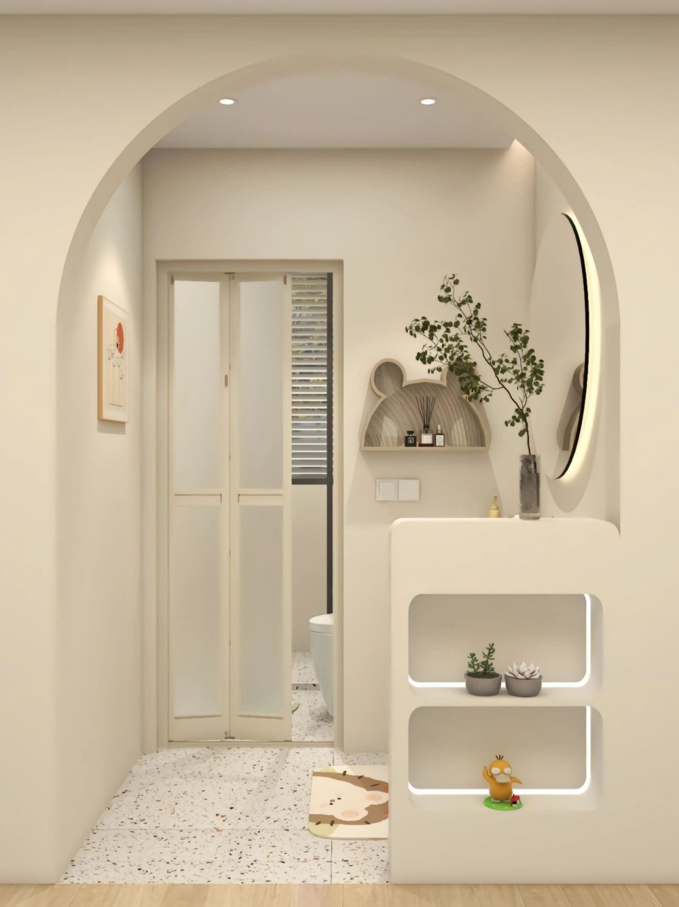 分享9款好看的半墙卫生间合集 #卫生间设计# #卫生间装修