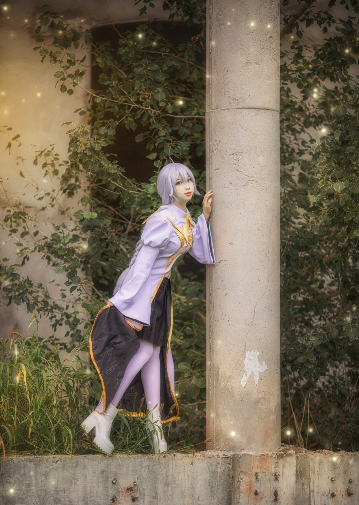 《崩坏三》琪亚娜cos,这小圆脸蛋,也太可爱了吧