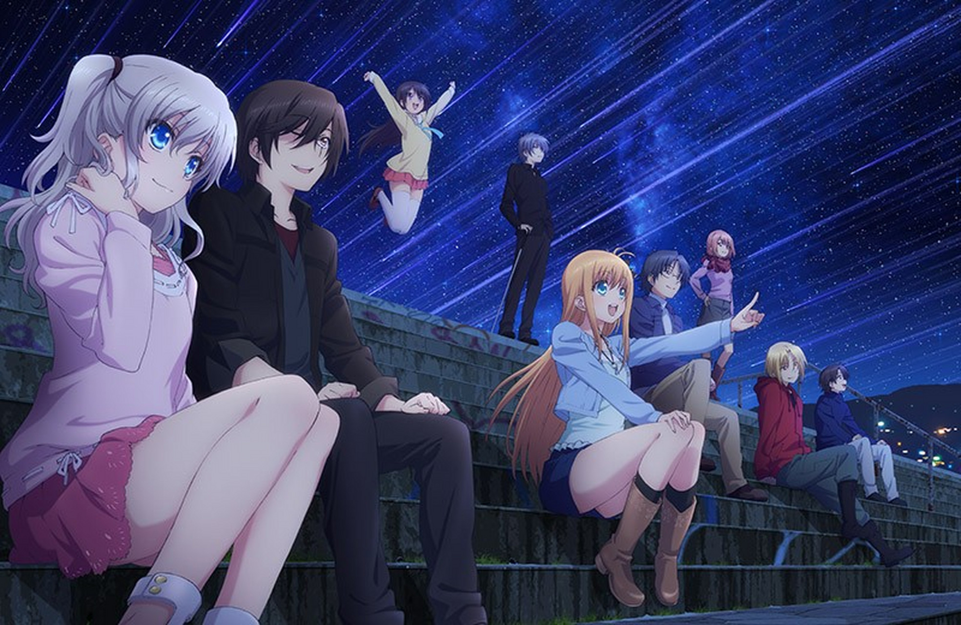 每日动漫推荐 动漫:charlotte(中文名:夏洛特)  类型:校园异能纯爱类