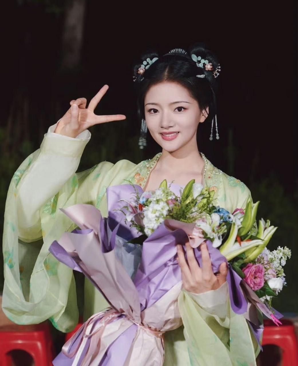 任敏在锦绣安宁这部剧里的妆造很好看啊!