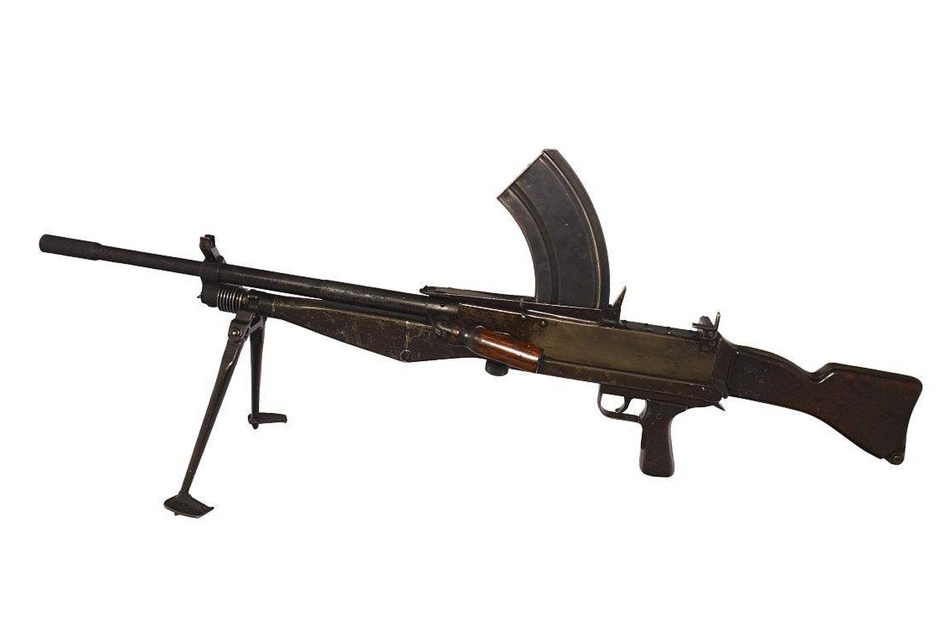 英联邦国家军队的支柱武器布伦轻机枪 布伦轻机枪也称布朗式轻机枪