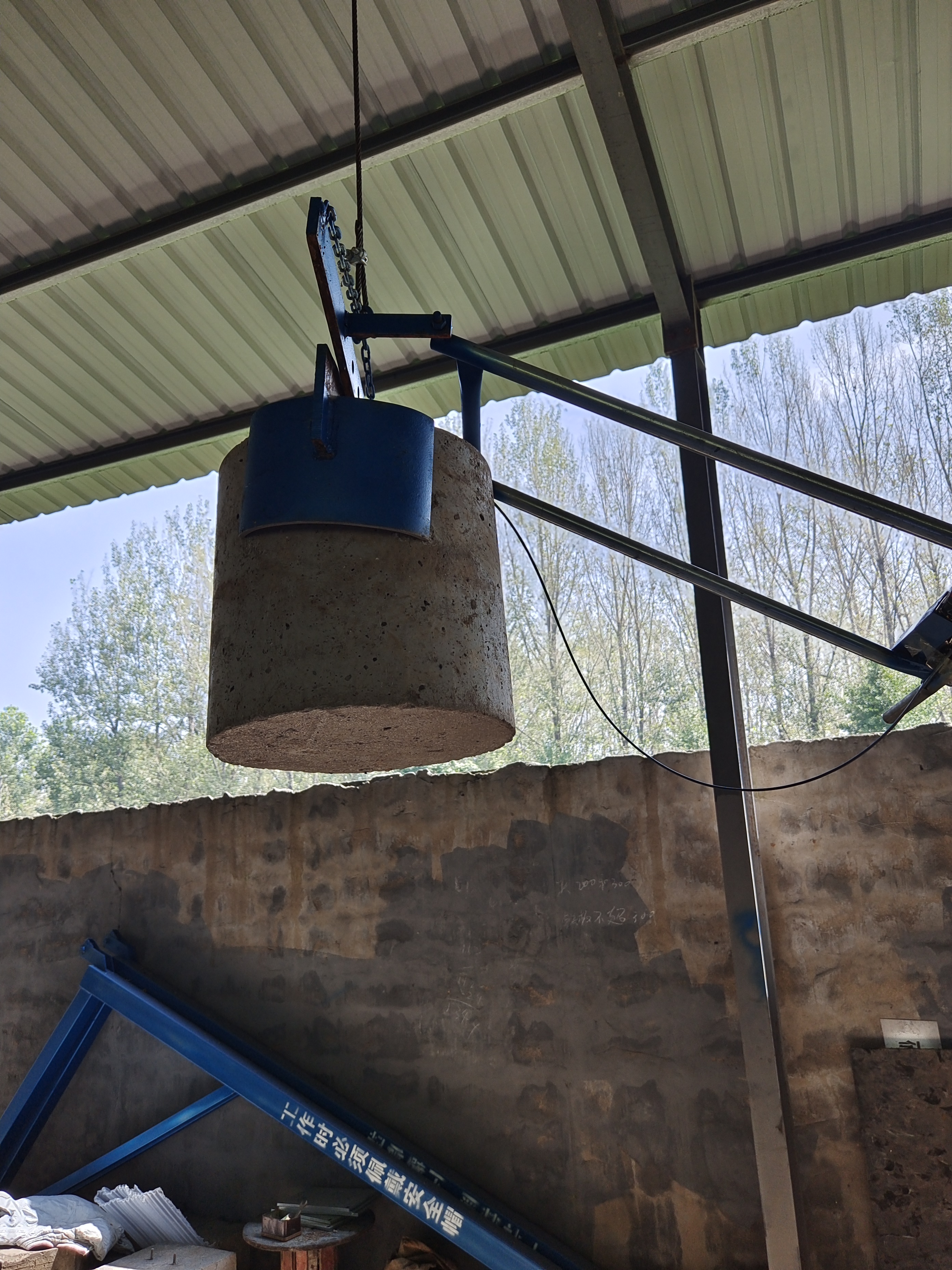 空心砖装车机流程