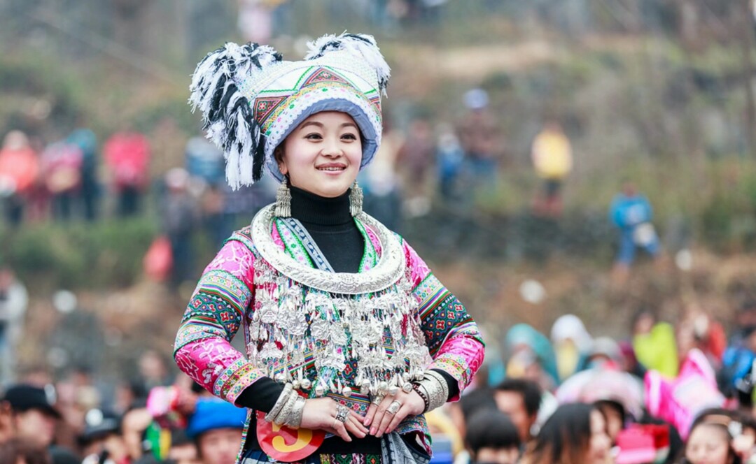 广西隆林苗族跳坡节