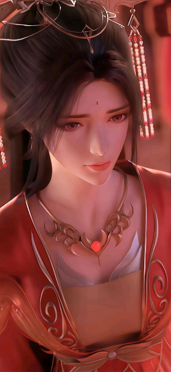 月婵清漪婚服#国漫女神# #动漫壁纸# #你好动画人# #完美世界月婵##ai