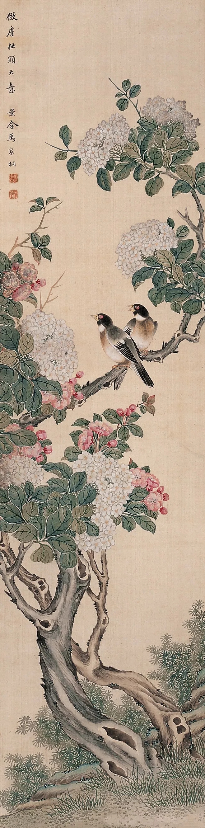 清代马家桐写意作品欣赏