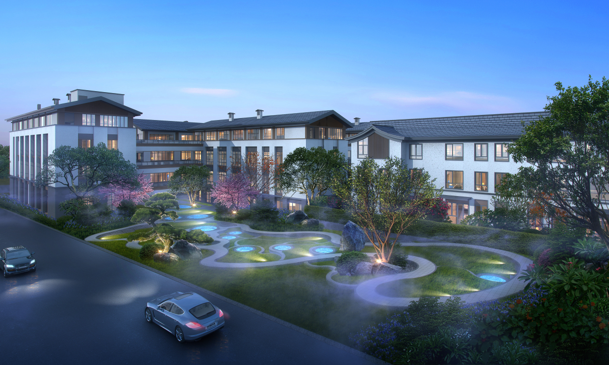 武义温泉小镇中的小镇