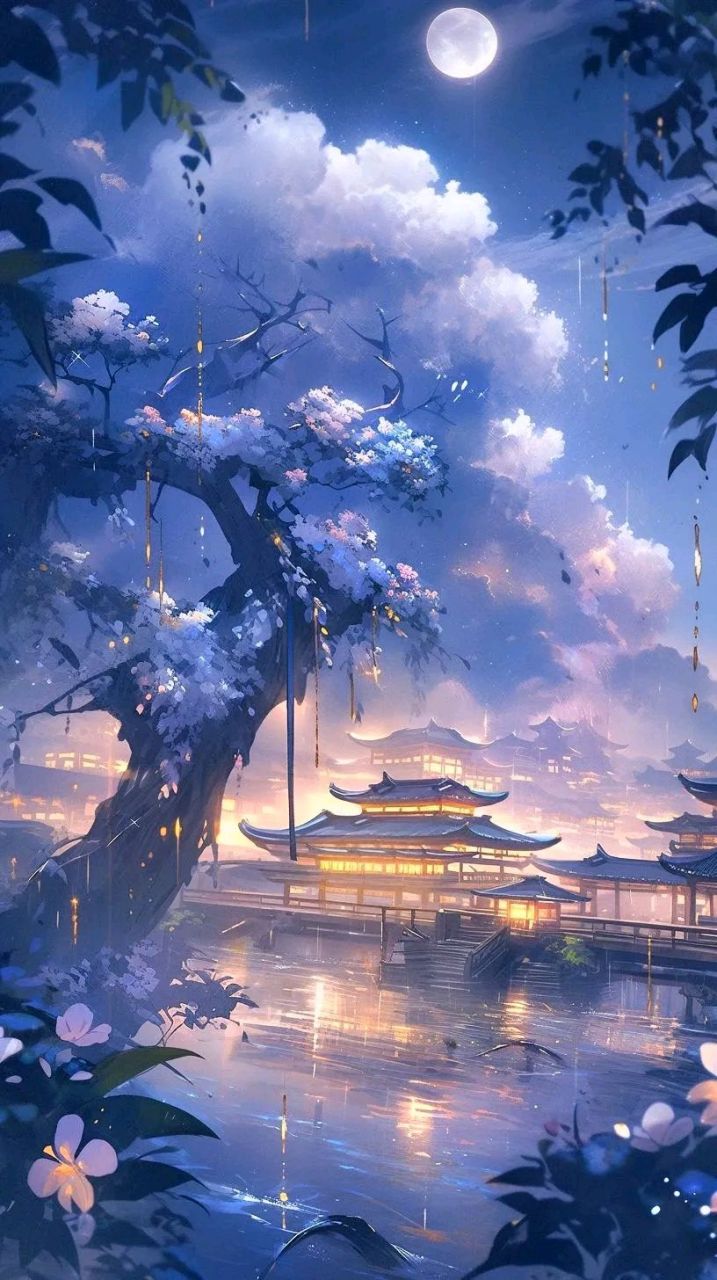 古风壁纸～江南烟雨缠绵,花雨如尘,故亦乱