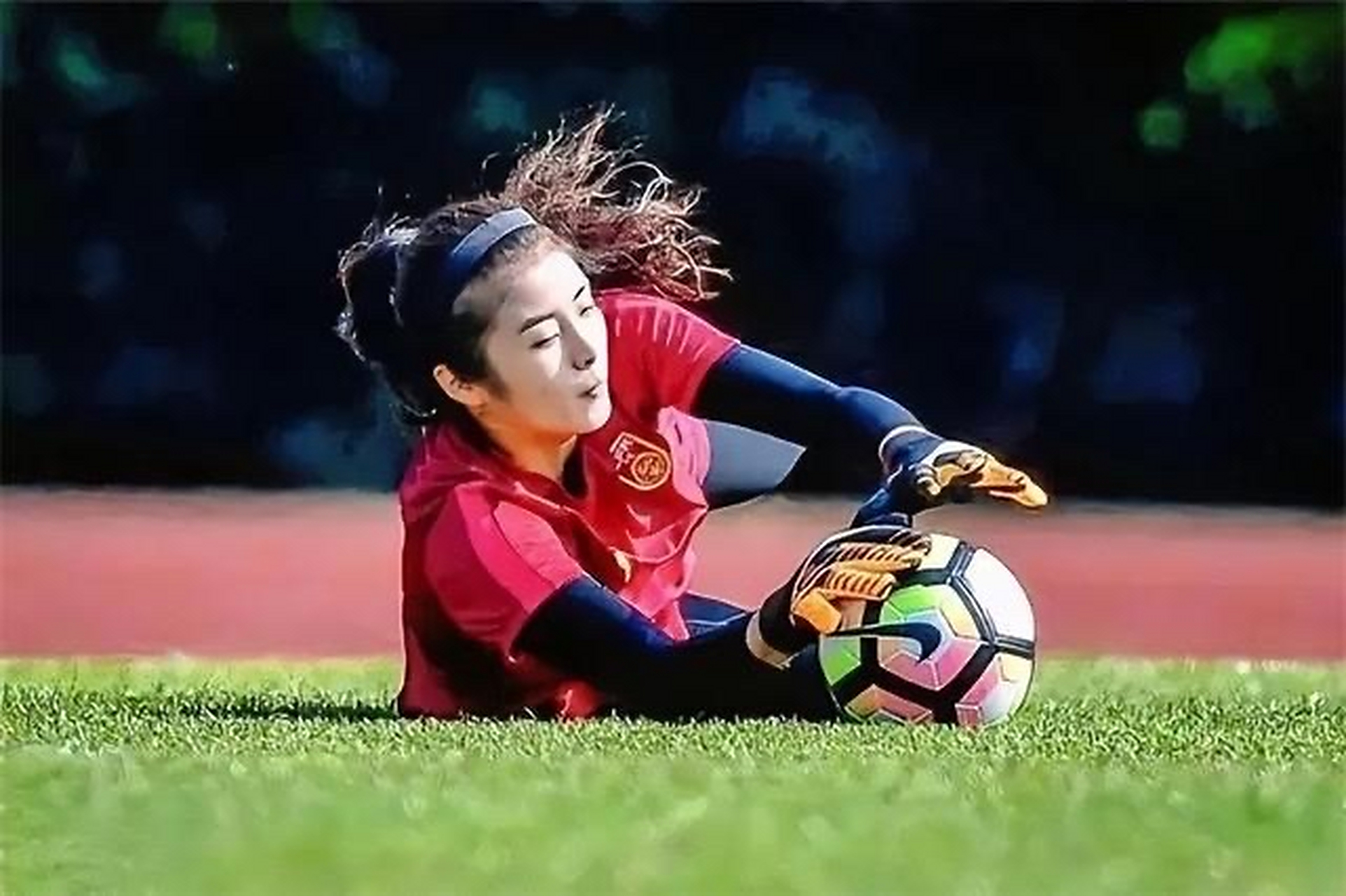 女足最美门将赵丽娜:颜值气质身材均在线,身高1米88至今单身