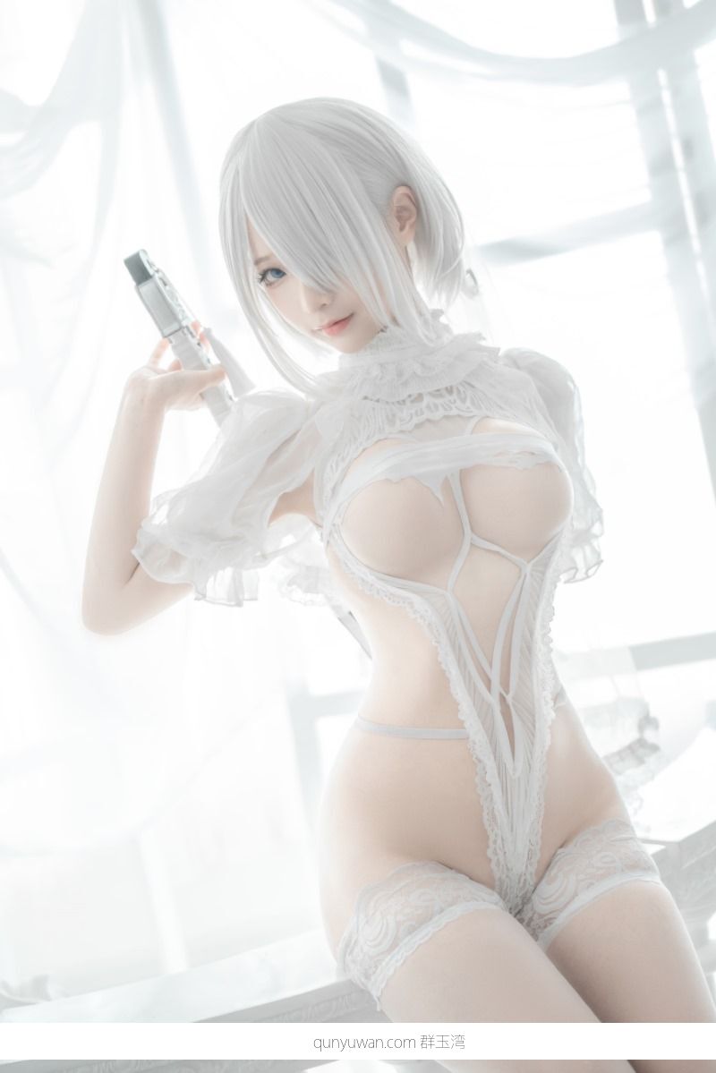 知名动漫博主@蠢沫沫 2B 白婚纱 [59P/536MB]