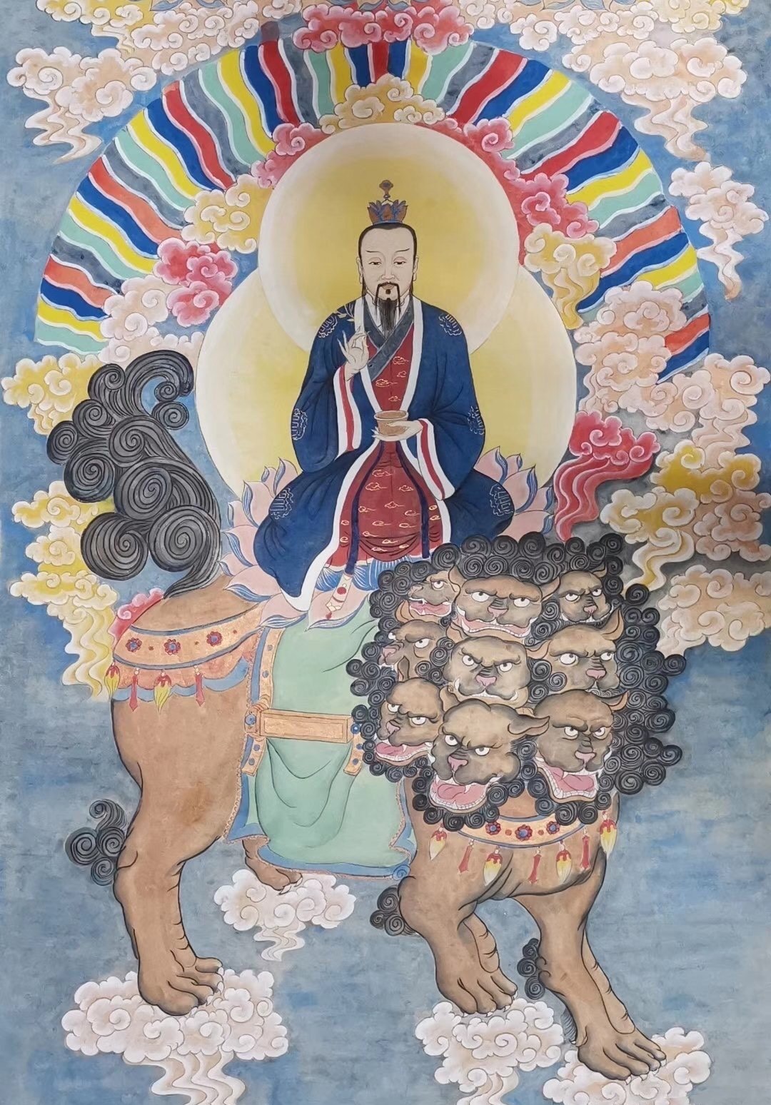 农历七月十五,恭贺中元七炁赦罪地官洞灵清虚大帝青灵帝君圣诞