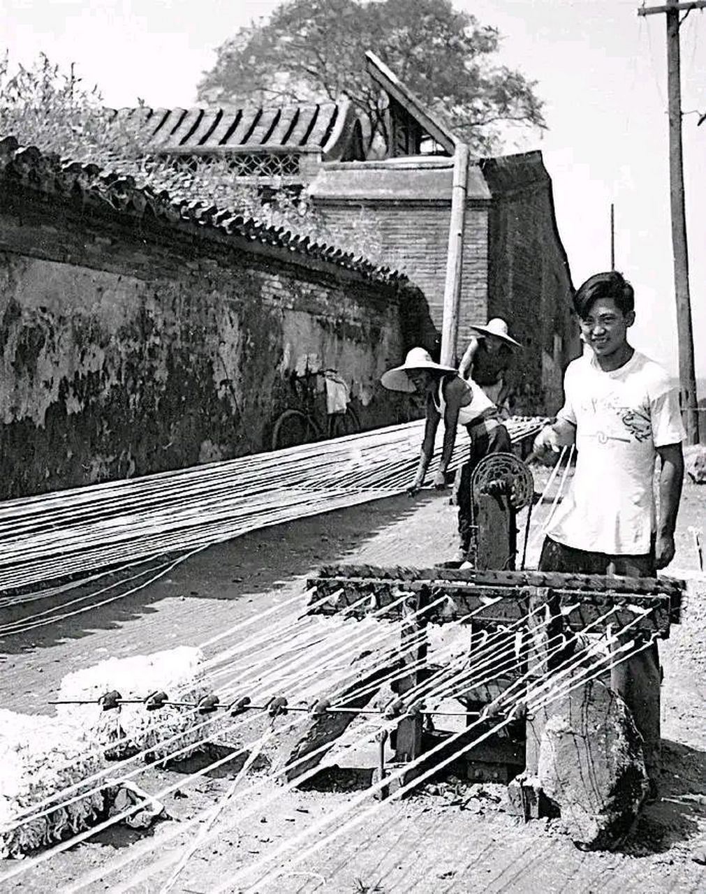 老照片|1956年的北京一角