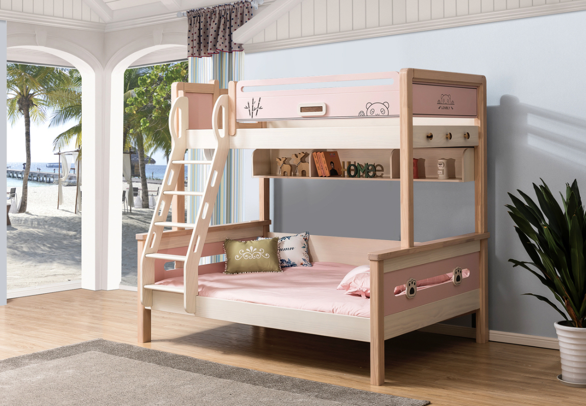 巨田家居儿童实木上下床