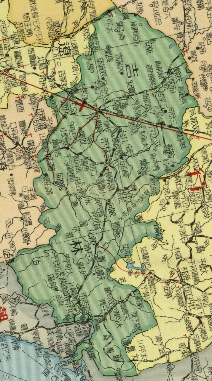 这是60多年前,吉林全图,老地图精确到镇?吉林老乡快看看,这图准确吗?