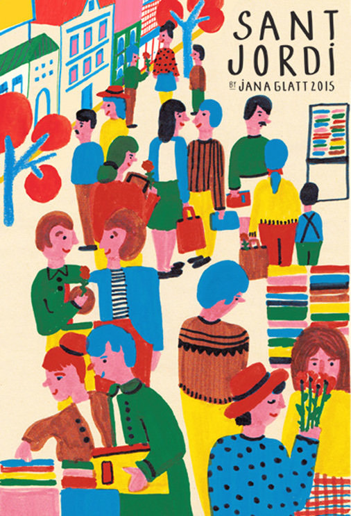 巴西插画师jana glatt的插画海报欣赏