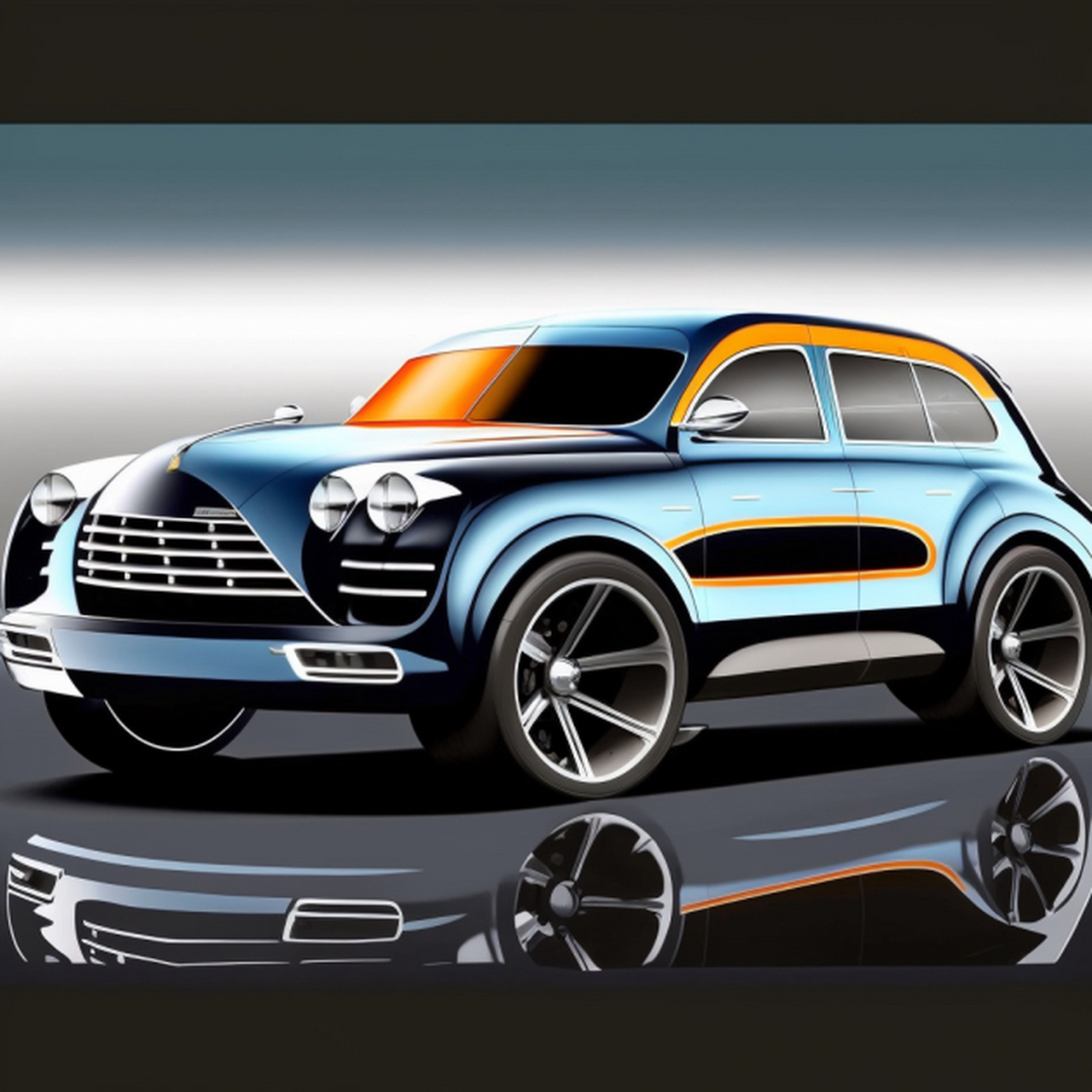 长城汽车魏牌复古风系列概念车2 喜欢哪几个请留言