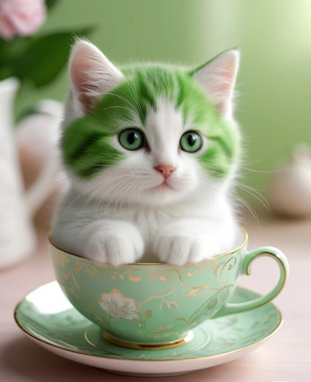 茶杯猫   长得好可爱呀#晒出家乡冬日美食