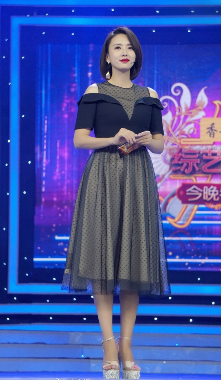 央视美女主持人张蕾  美腿玉足合集