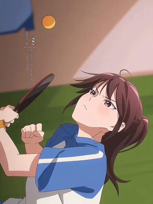 会打乒乓的女生有多飒.二次元