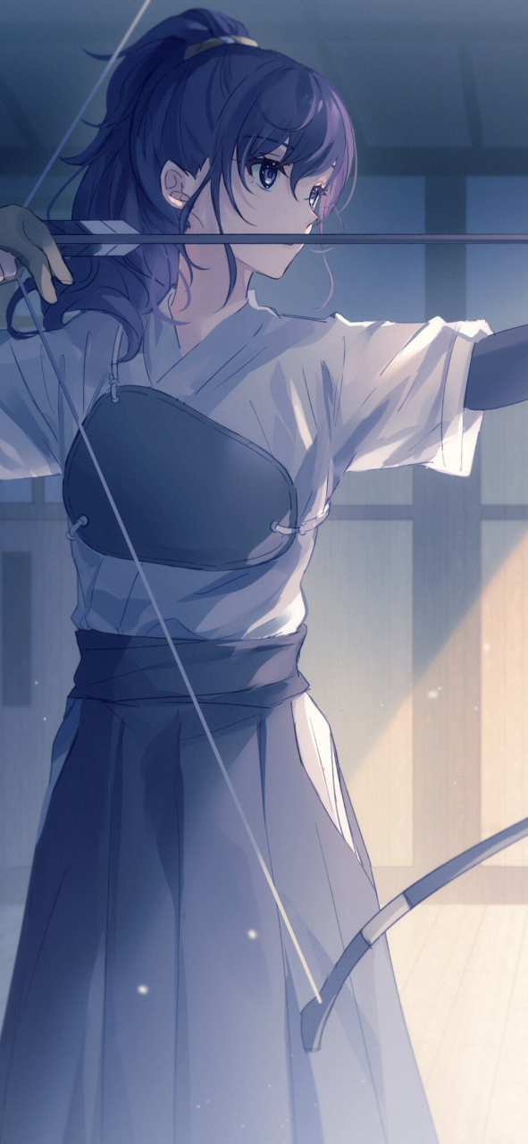 看一下少女拉弓[打call]#二次元# #二次元美图# #我爱二次元