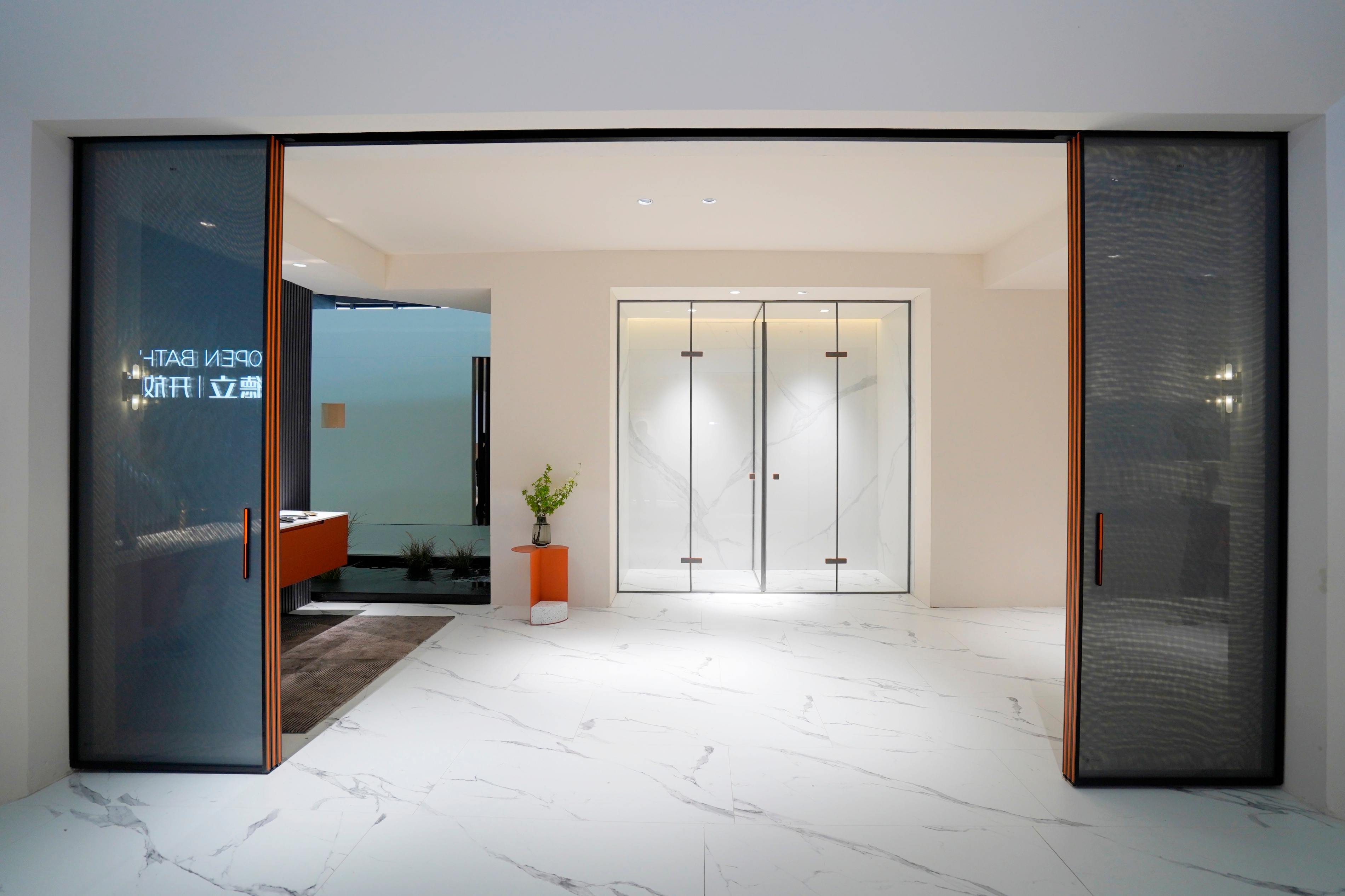 德立淋浴房·2023上海厨卫展,解锁开放式浴室新体验